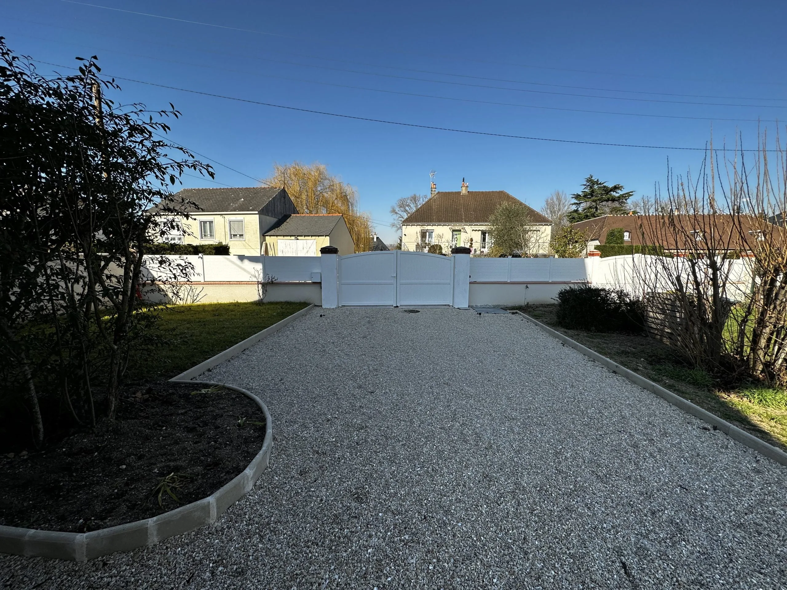 Le parking du Hébergement mboise Le parking du Gite Amboise