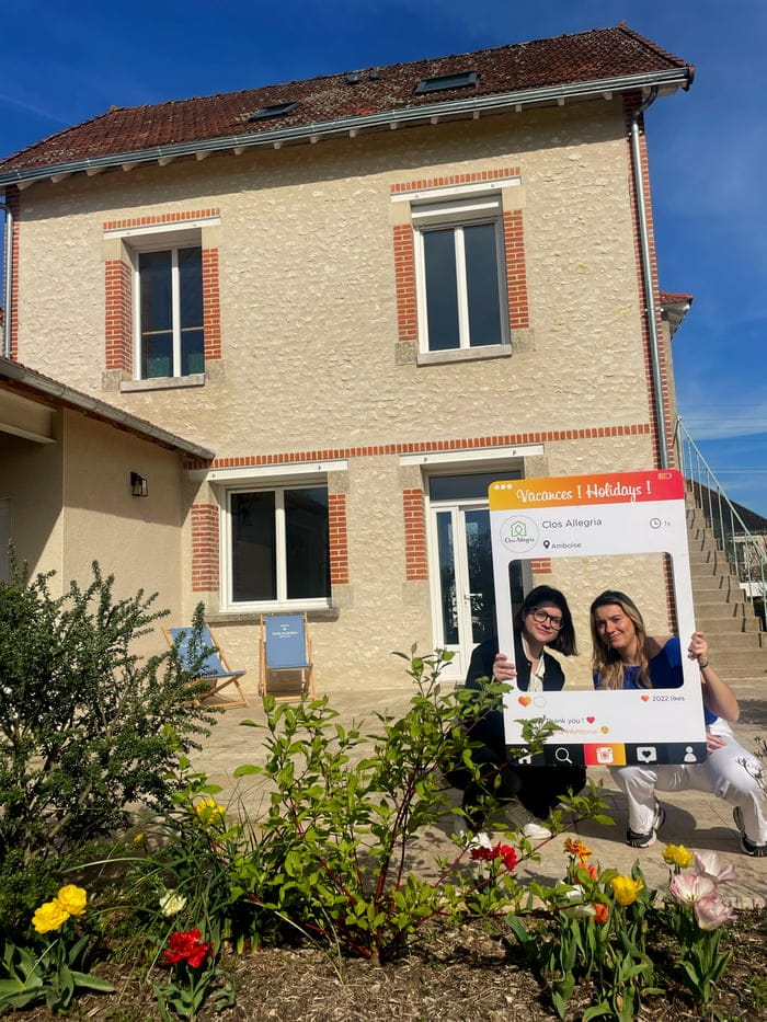Amboise-Gite-Loire-Clos-Allegria-cadre Gite Loire Valley Amboise well-being massages