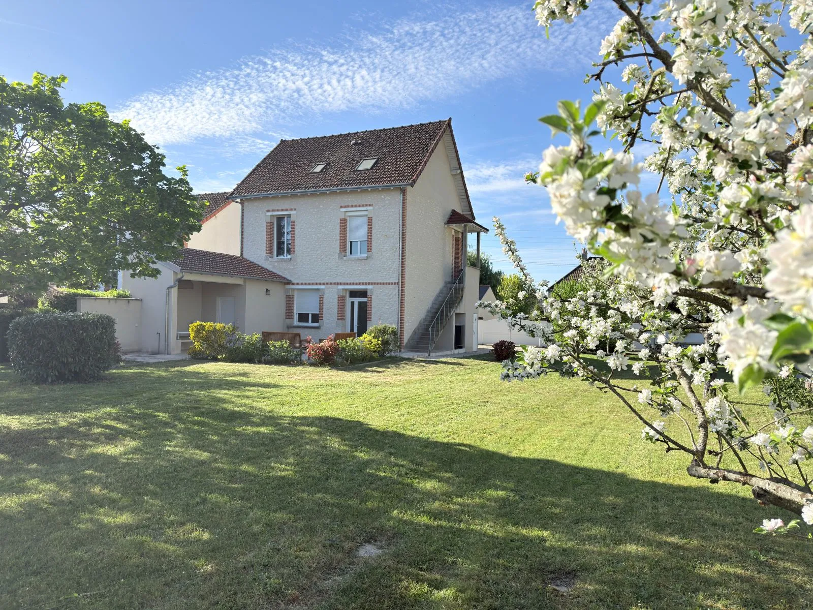 Jardin du gîte Clos Allegria à Amboise